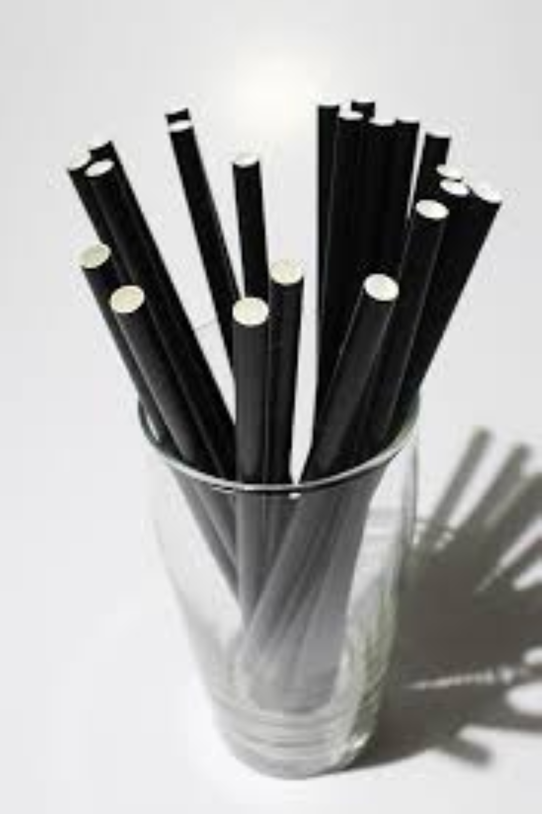 ECSTACY BLACK THIN PAPER STRAWS